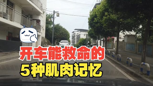 开车能救命的5种肌肉记忆，反复练习形成习惯，肌肉反应比头脑快