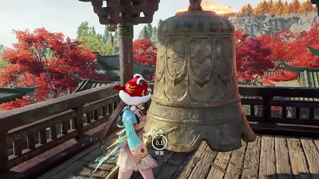 看他玩挺开心，都不想打扰