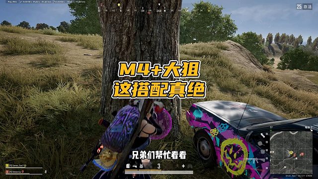 绝地求生：刮痧之王M4，搭配烧火棍，还有多人玩家在用？