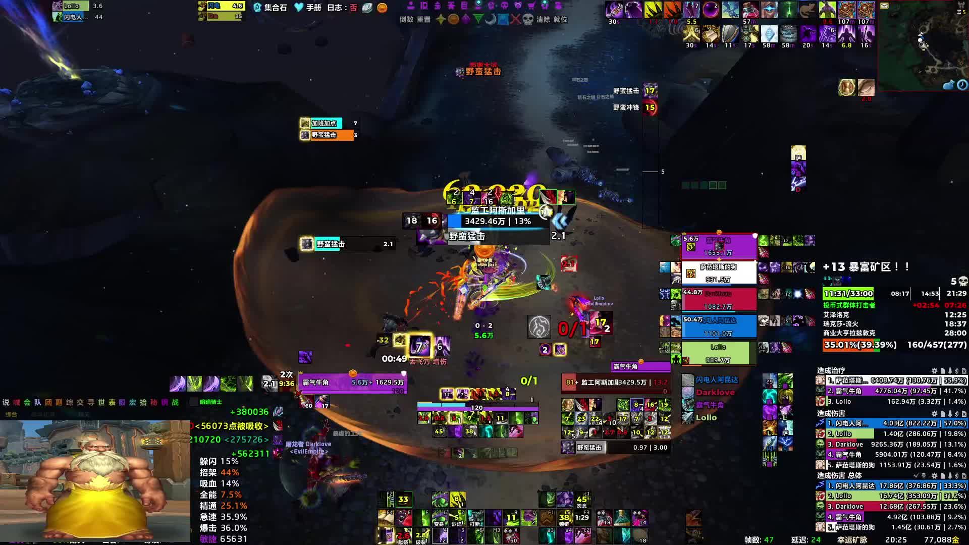 魔兽老年黑米车队-7鸽奥斯卡13暴富