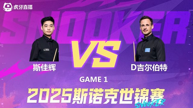 斯佳辉VS大卫·吉尔伯特  2025斯诺克世锦赛 第二阶段上半场 小豪解说