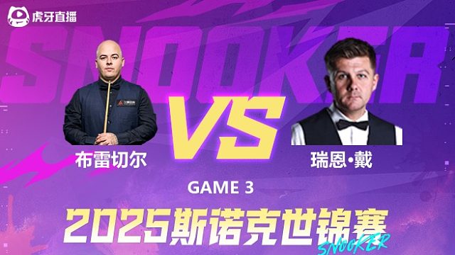 卢卡·布雷切尔VS瑞恩·戴  2025斯诺克世锦赛 第一阶段 清流