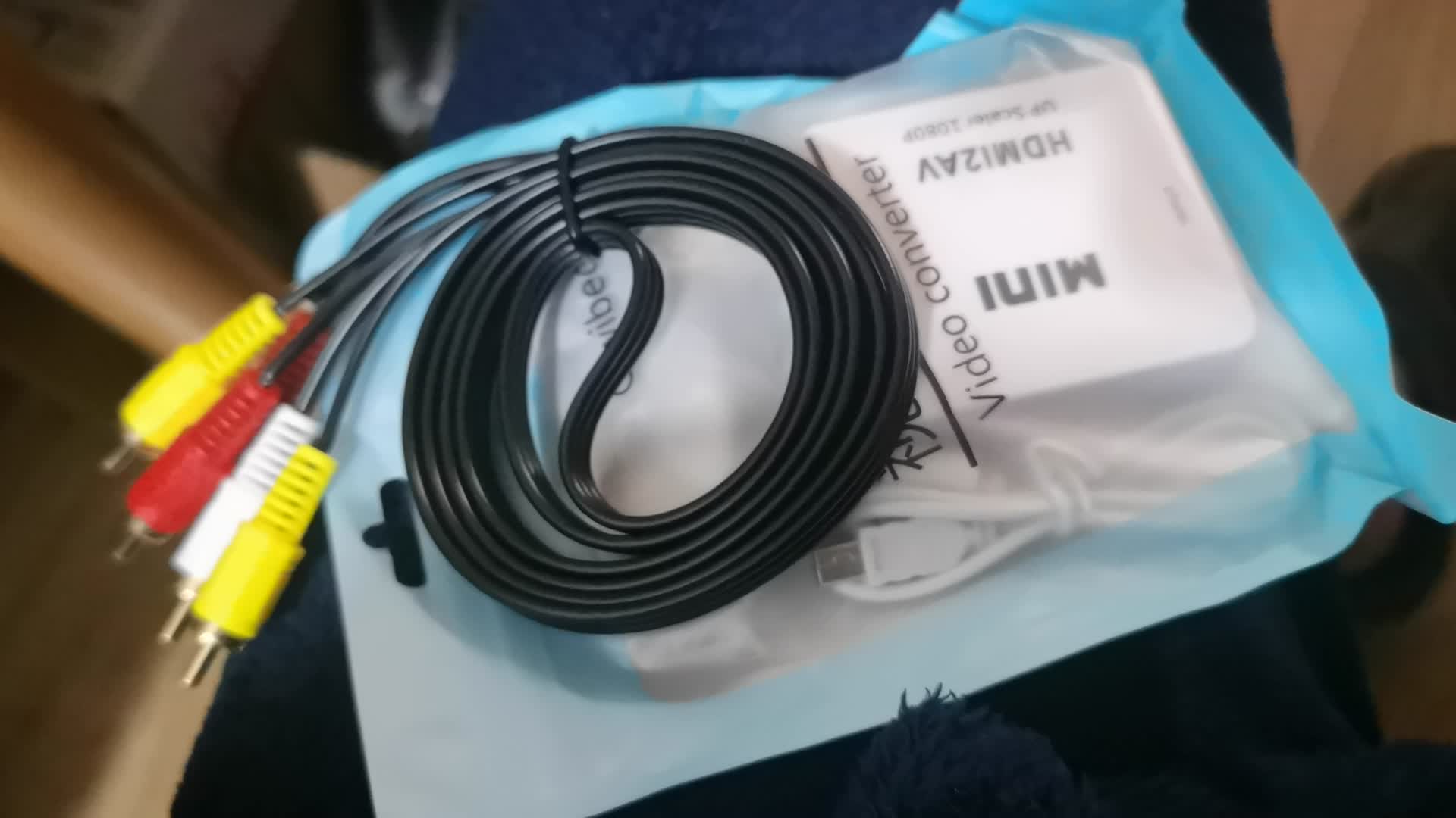 HDMI转AV转接器开箱测试