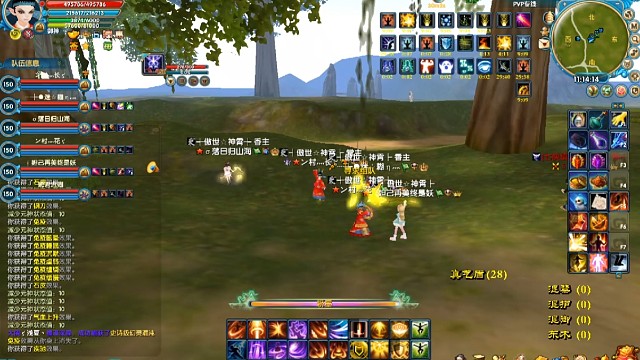 御神京城pvp战斗视频2