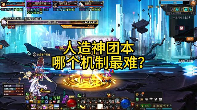 人造神团本，哪个机制最难？