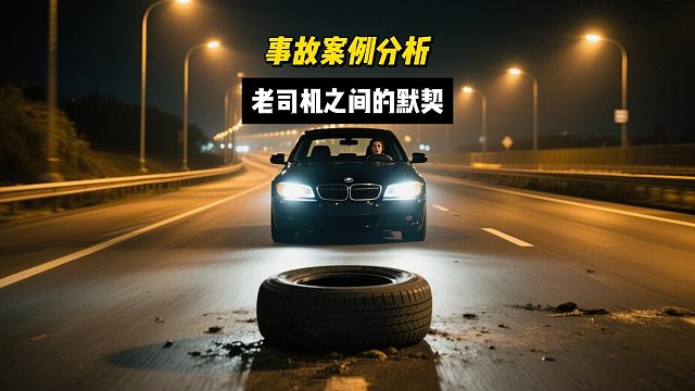 夜间高速上，两位老司机之间的默契