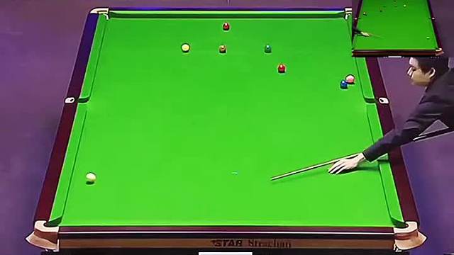 控球的天花板一杆清台逆转细腻程度令人拍秦叫绝（1）