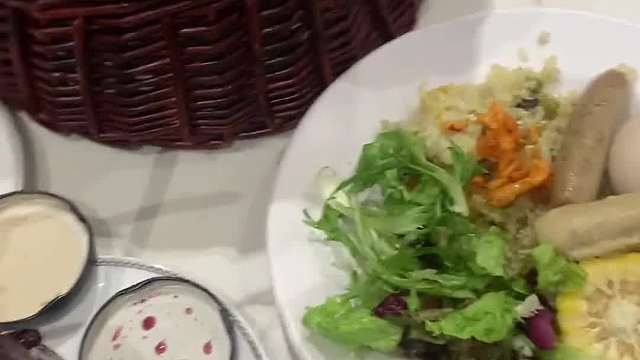 公司免费自助早餐，早上有我喜欢的新品