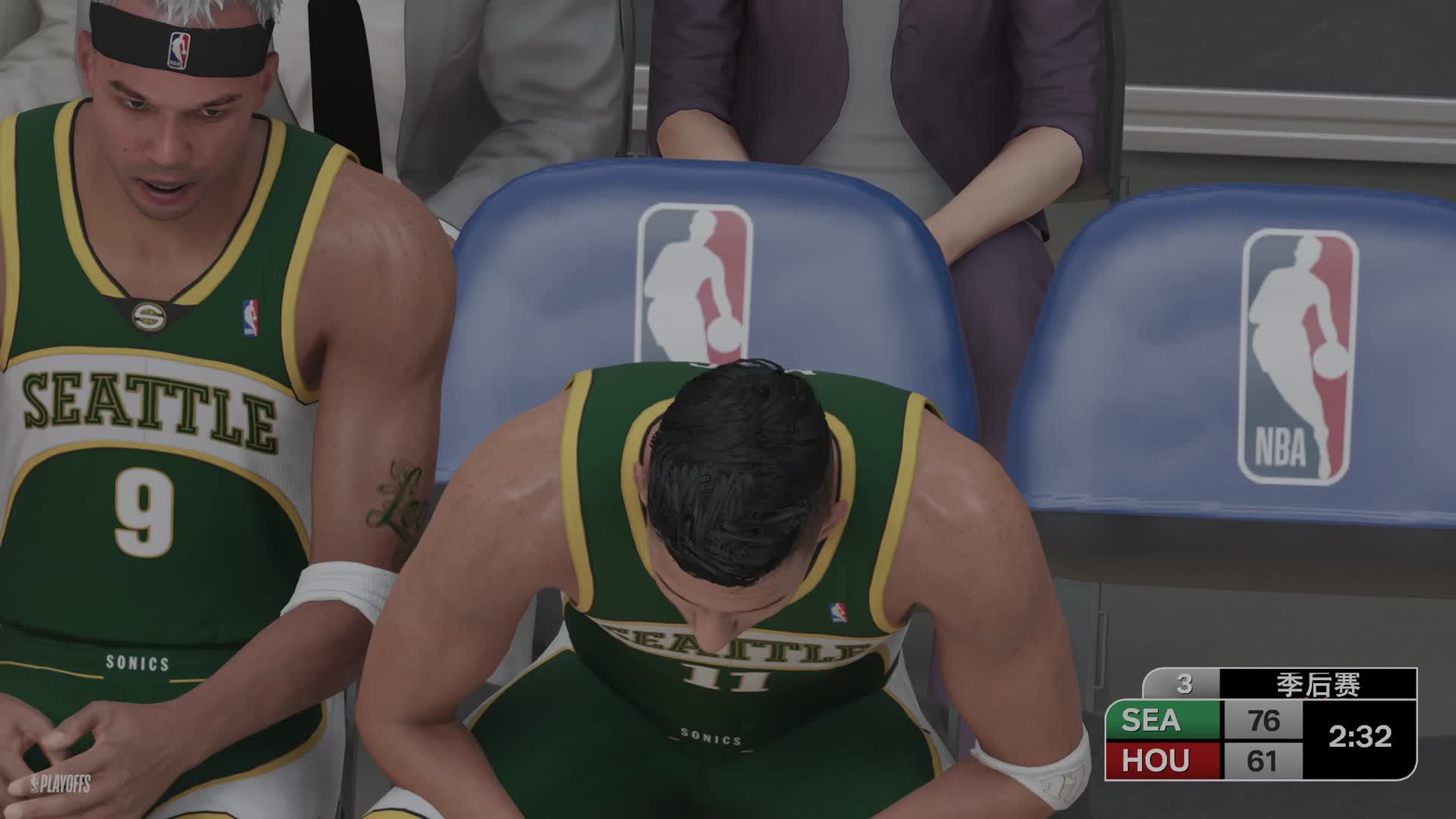 K1赛季 季后赛-西决G1 超音速vs火箭 101-88