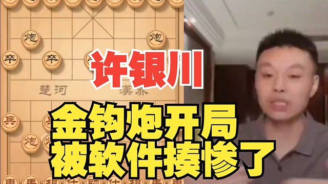 许银川金钩炮开局，被对手揍惨了