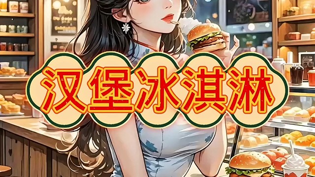 汉堡冰淇淋