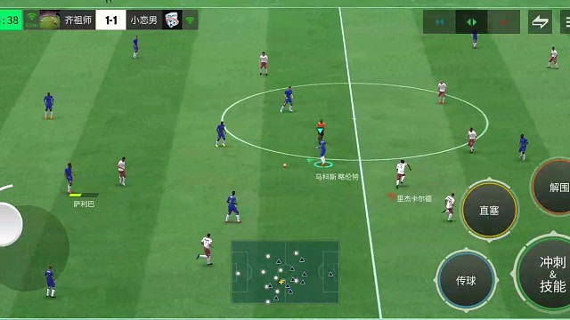 边后卫参与边路进攻 转肋部内切