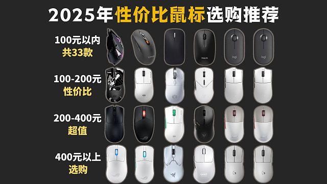 【618预热】2025年5月高性价比电竞鼠标选购指南 | 有线/无线游戏鼠标 | 0-999元全价位