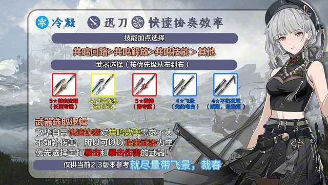 鸣潮：四星之躯媲美五星辅助能力，真正的加班劳模---散华！来看看她的强势吧！