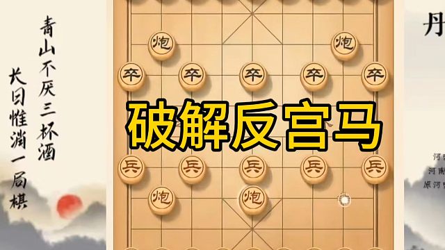 河南省冠军黄丹青讲棋，象棋怎么学，象棋教学，破解反宫马，讲解棋理，系统学习象棋。