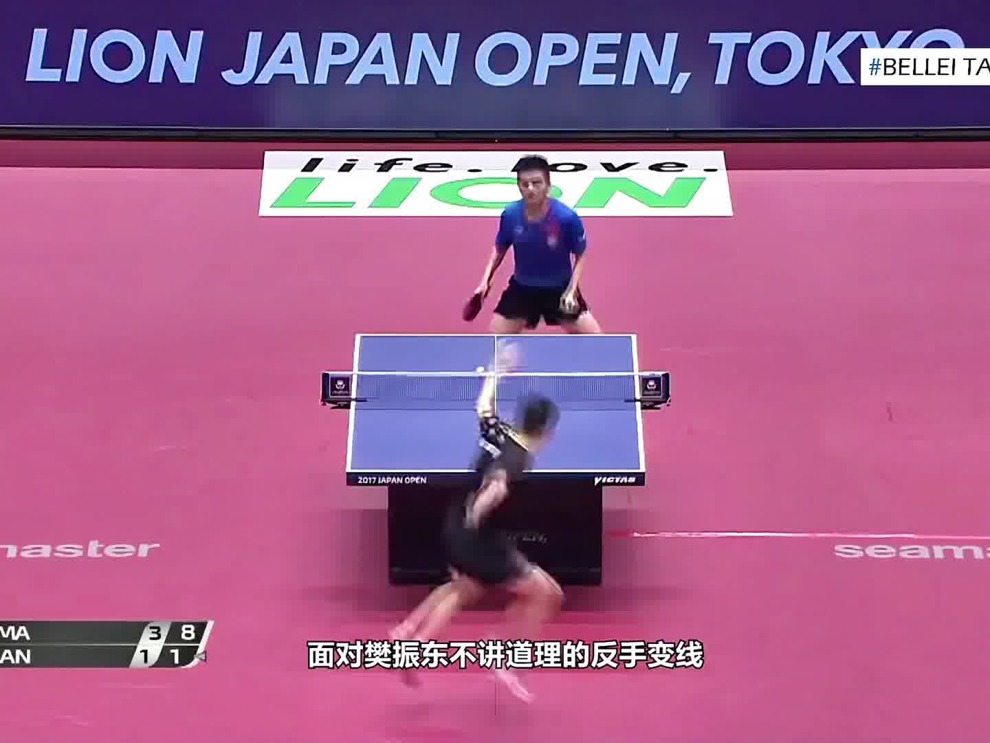 樊振东的最强反手体系。