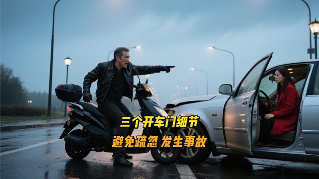 三个开车门细节，避免疏忽发生事故