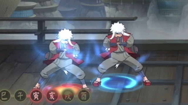 忍术对决一半突然握握手