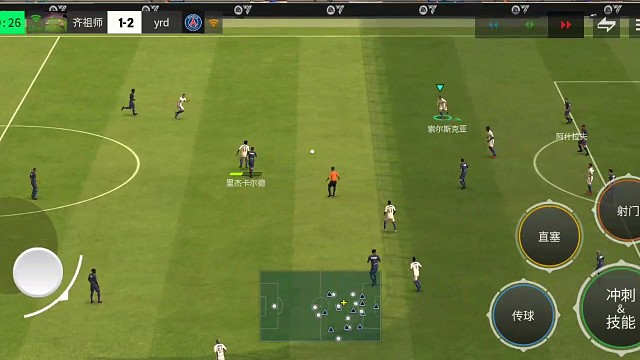 加强 强行向前推进=硬解高压逼抢 挑球过人走边路 扣回中路打门