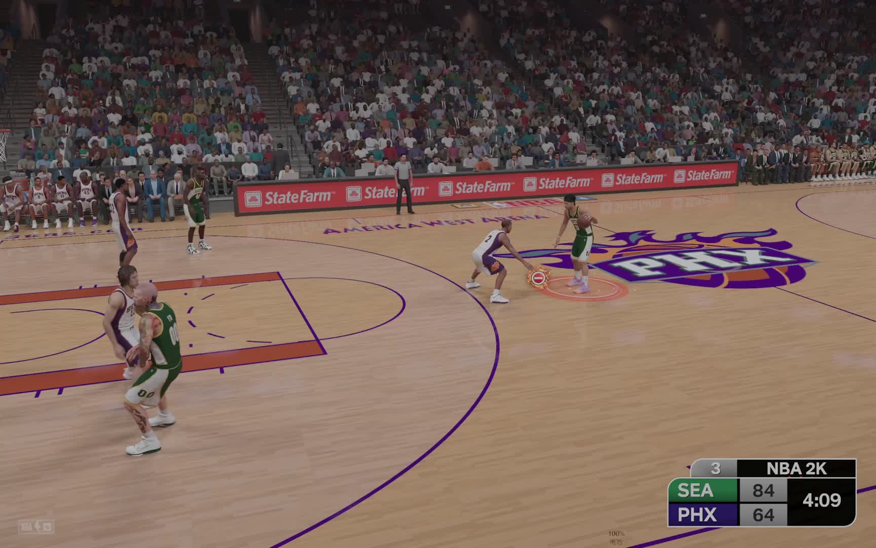 K2赛季 常规赛-超音速vs太阳 115-97