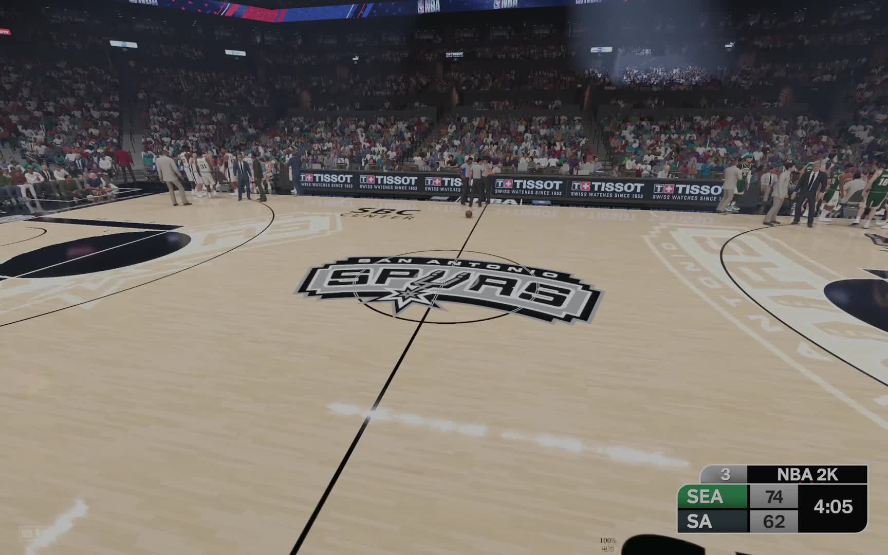 K2赛季 常规赛-超音速vs马刺 118-89