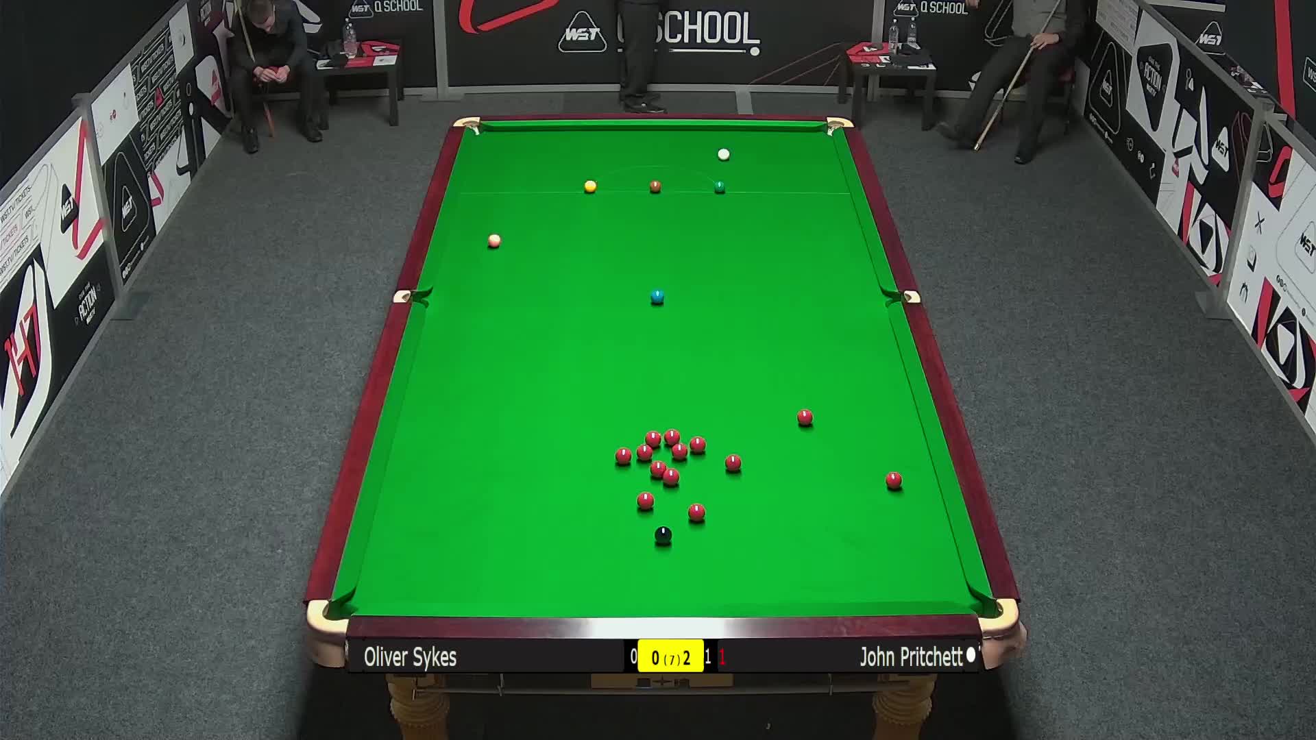 杰·普氏  VS  罗尼·沙利文 2025斯诺克欧洲Q School 清流