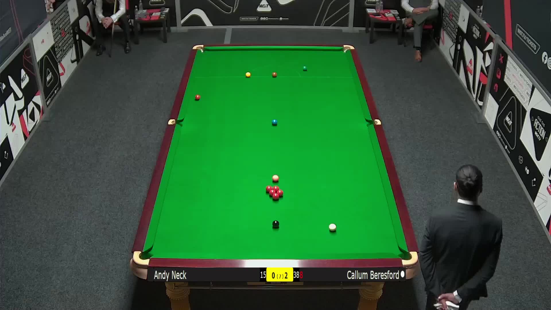 安迪·奈克  VS  卡勒姆·贝雷斯福德 2025斯诺克欧洲Q School 清流