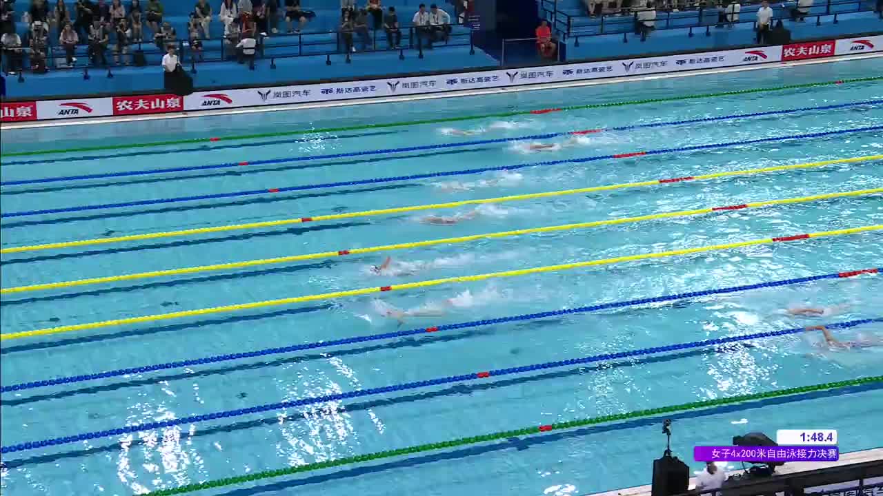 女子4x200米自由泳接力决赛