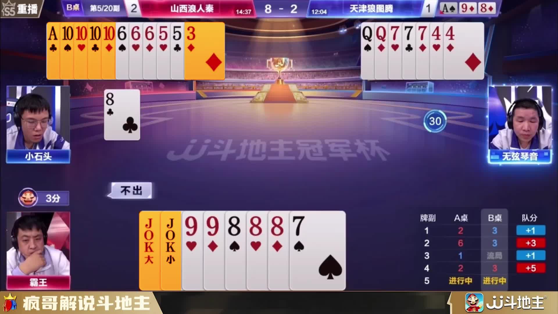 斗地主现 “绝世双雄”！这波天衣无缝的配合，地主直接破防！