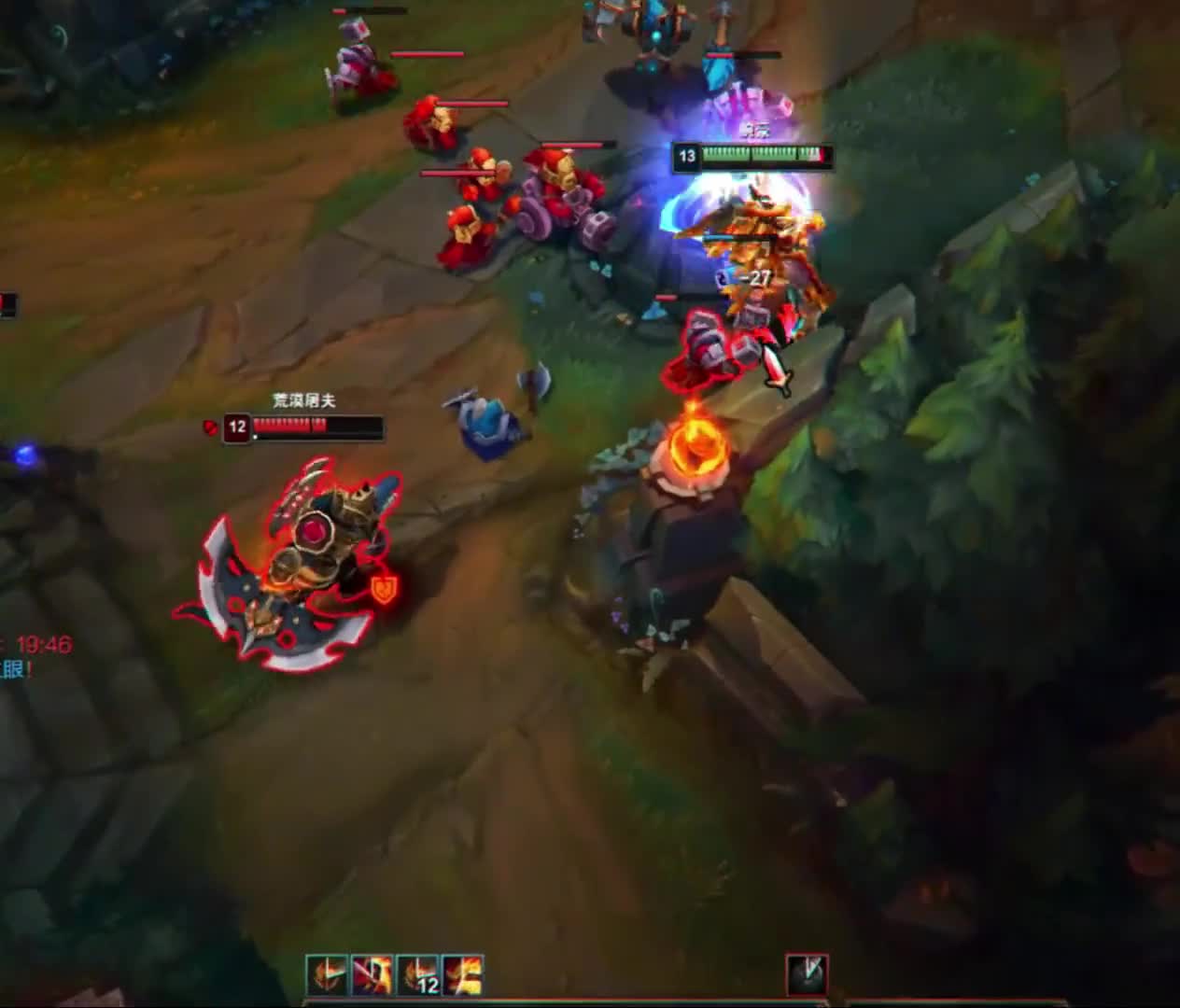 那么阁下究竟该如何应对我的蓄意轰拳？