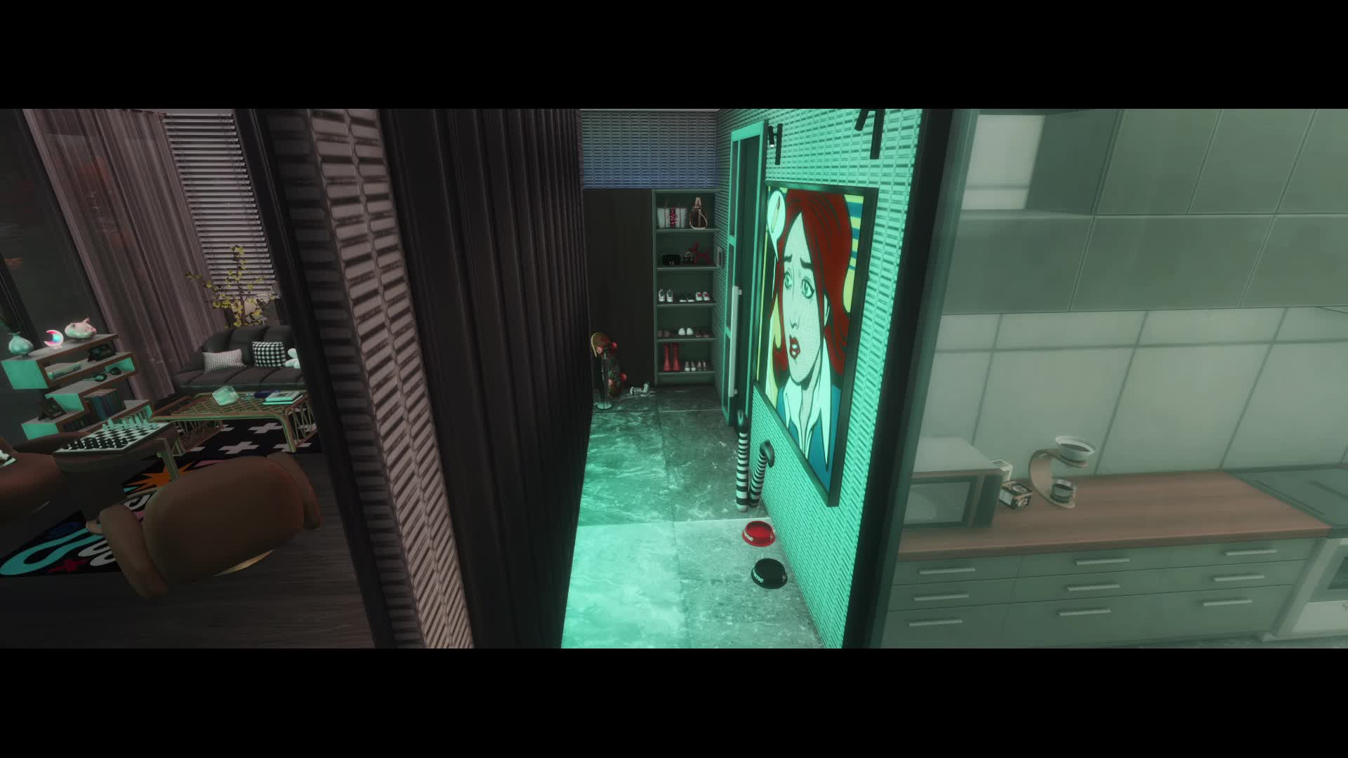 模拟人生4现代艺术风