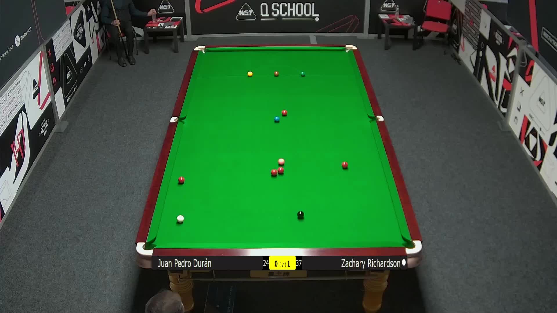 扎卡里·理查森  VS  胡安·佩德罗·杜兰  2025斯诺克欧洲Q School 清流