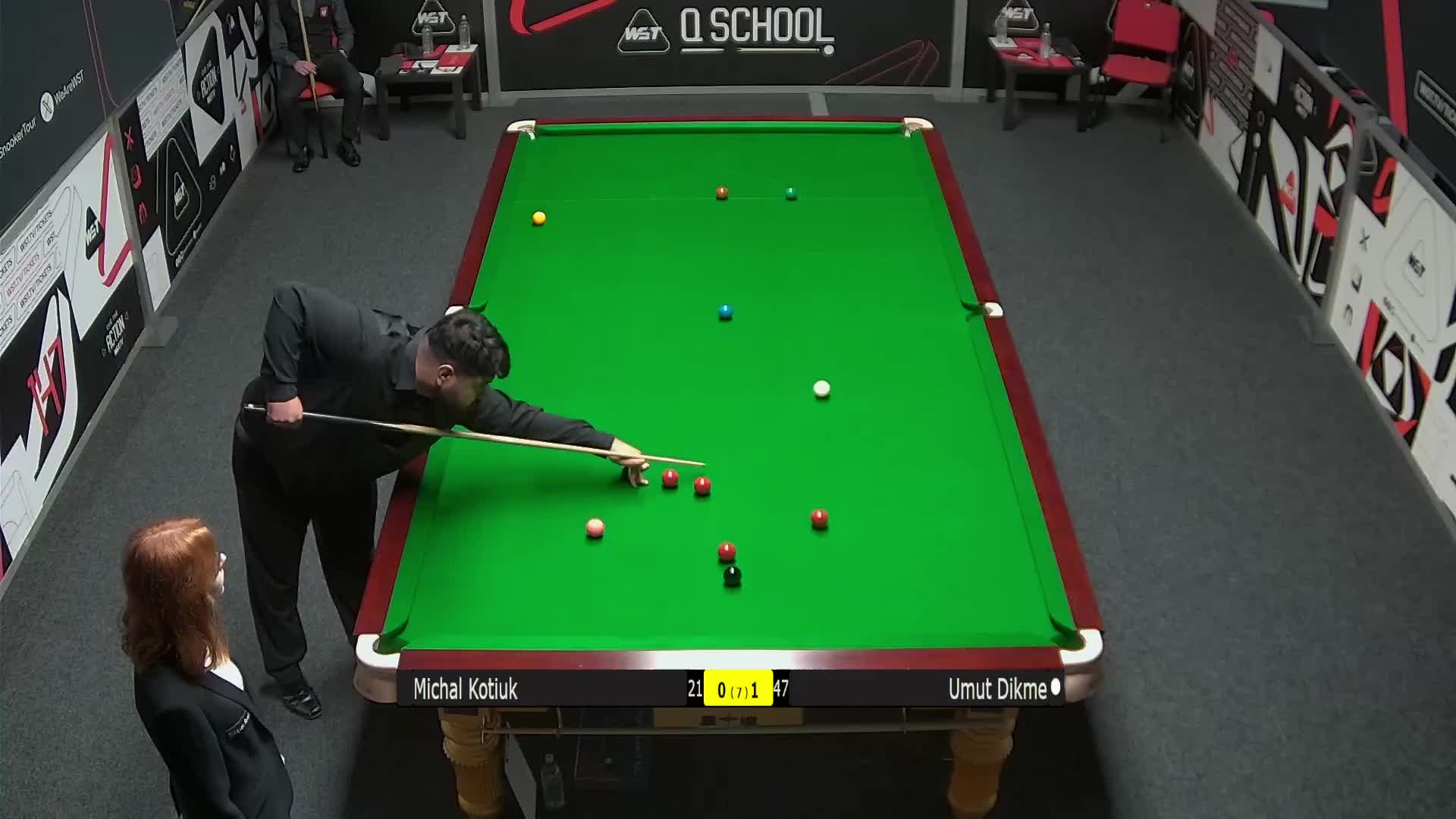 乌穆特·迪克梅  VS  米哈尔·科蒂乌克 2025斯诺克欧洲Q School 清流