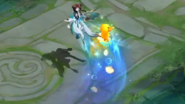 哈哈，战令的这个小黄鸭拖尾还挺好看的～