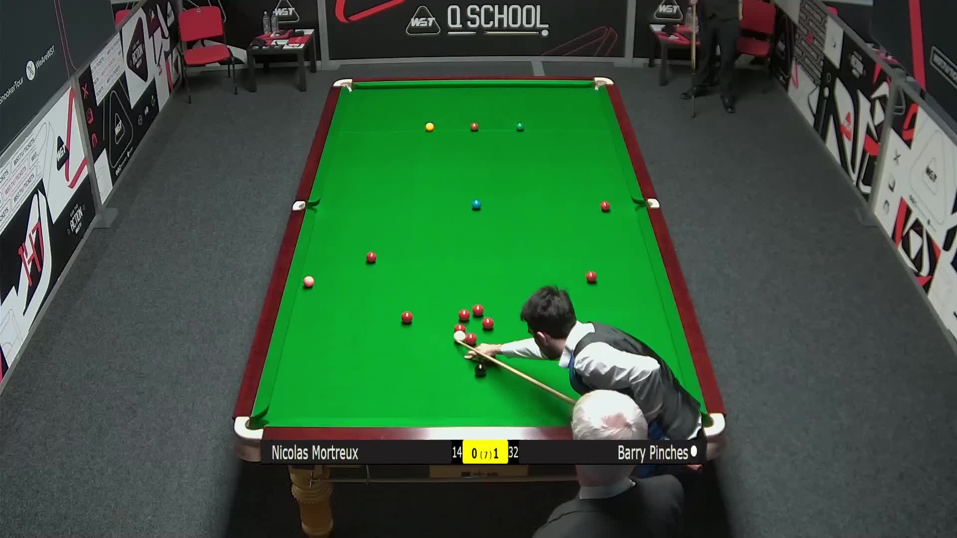 巴里·平奇斯  VS  尼古拉·莫特罗 2025斯诺克欧洲Q School 清流