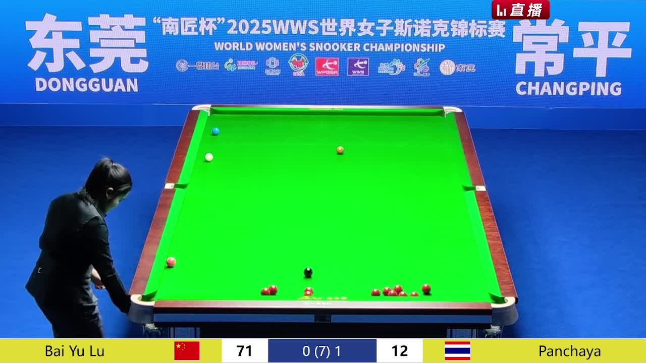 [直播]2025斯诺克女子世锦赛1号桌