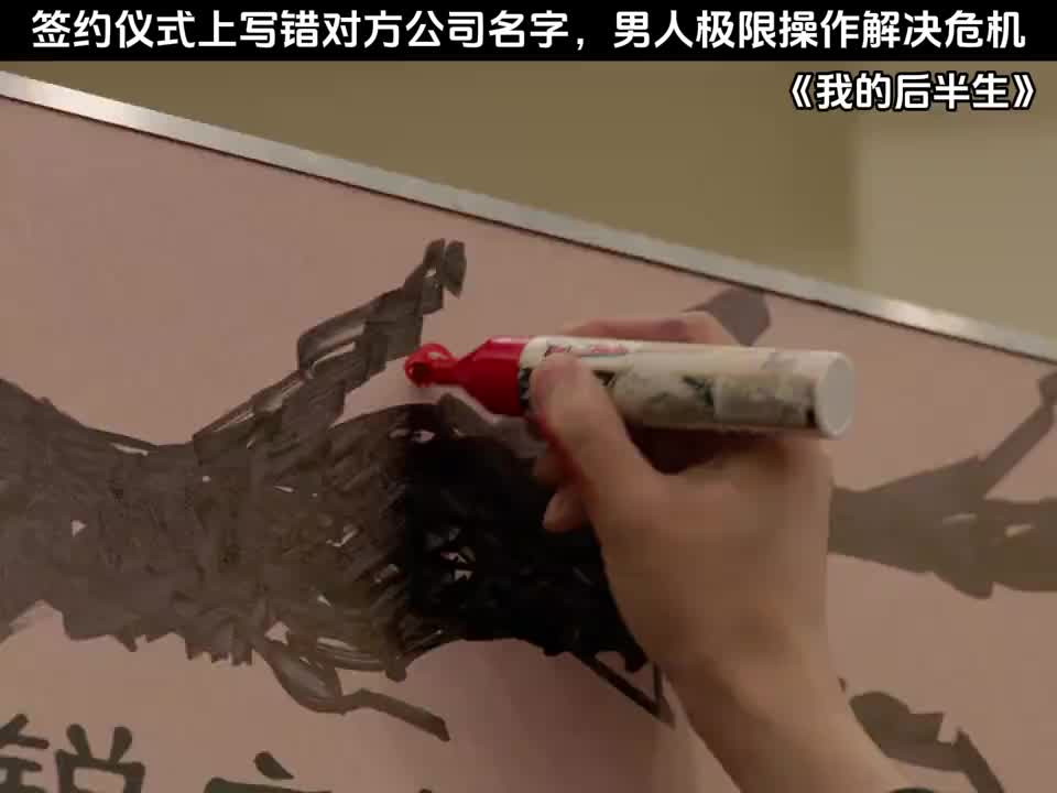 签约仪式上写错对方公司名字，男人极限操作解决危机