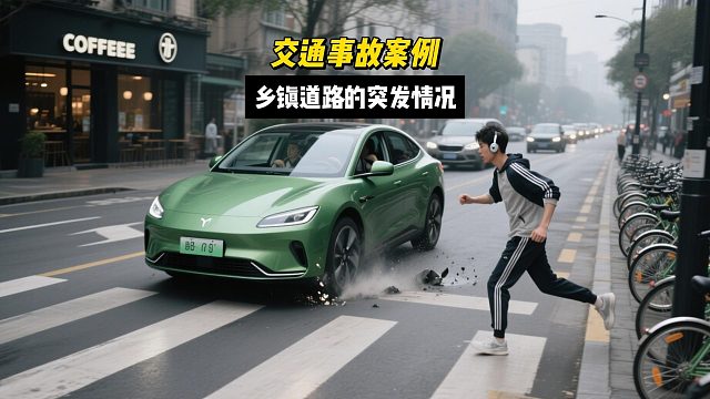 乡镇道路的突发情况，别疏忽大意