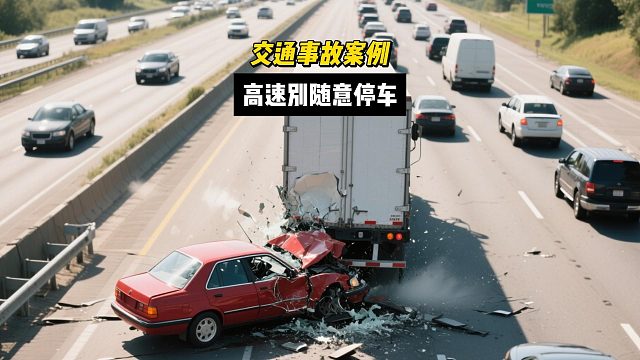高速上别随意停车
