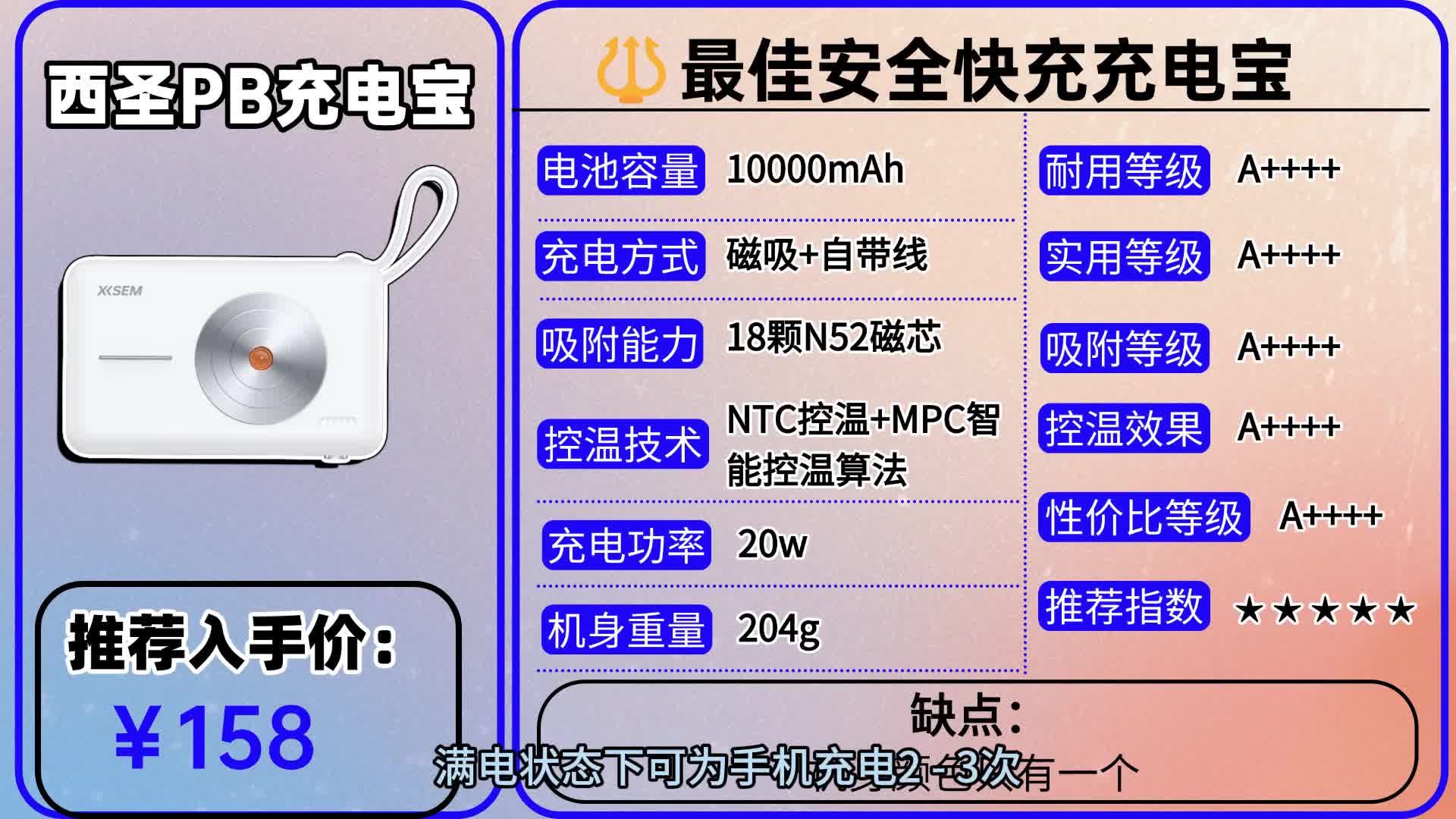 苹果充电宝哪个牌子值得买？测评西圣、酷态科、安克、绿联等充电宝品牌