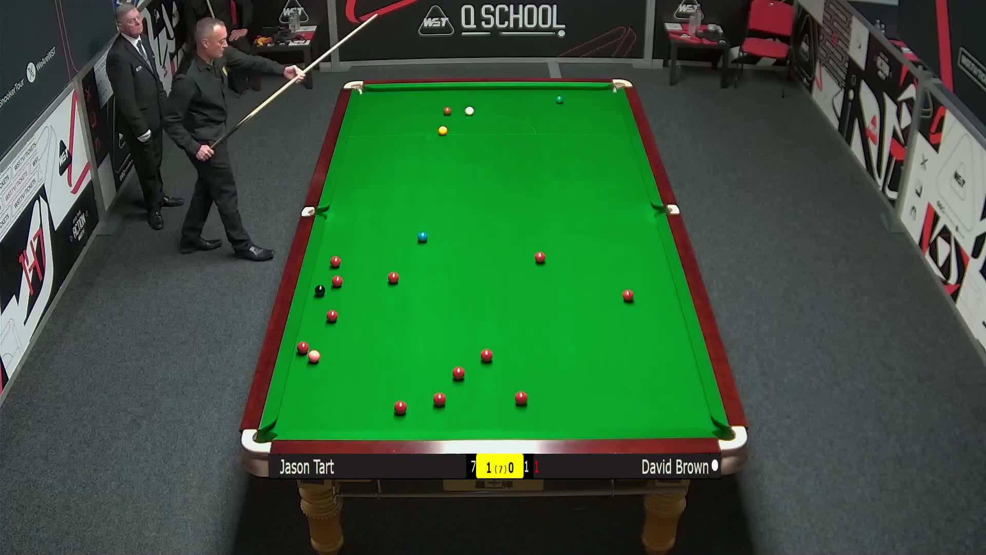 大卫·布朗 2 VS 4 杰森·塔特 2025斯诺克欧洲Q School清流