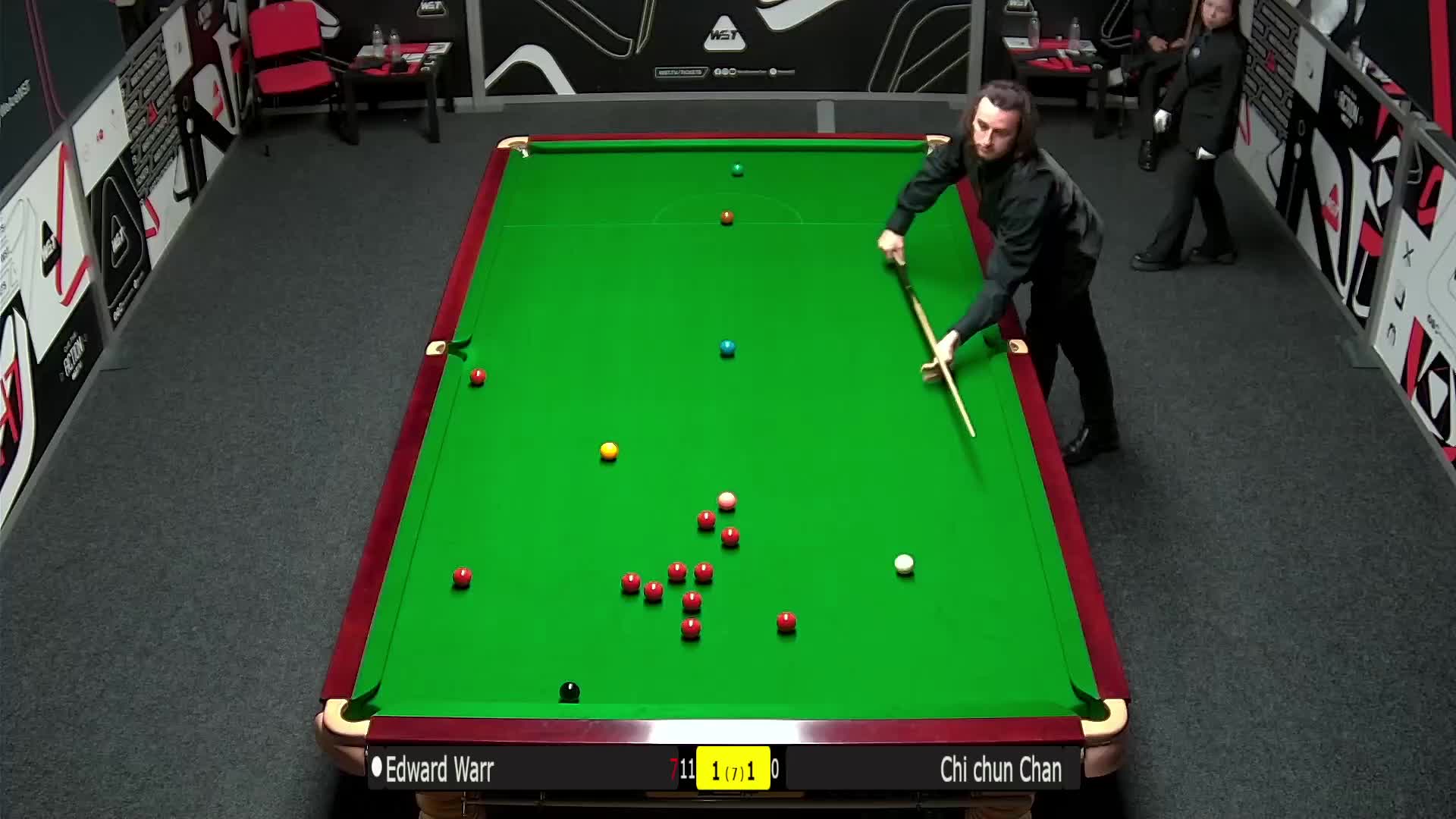 陈志春  VS  爱德华·瓦尔 2025斯诺克欧洲Q School清流