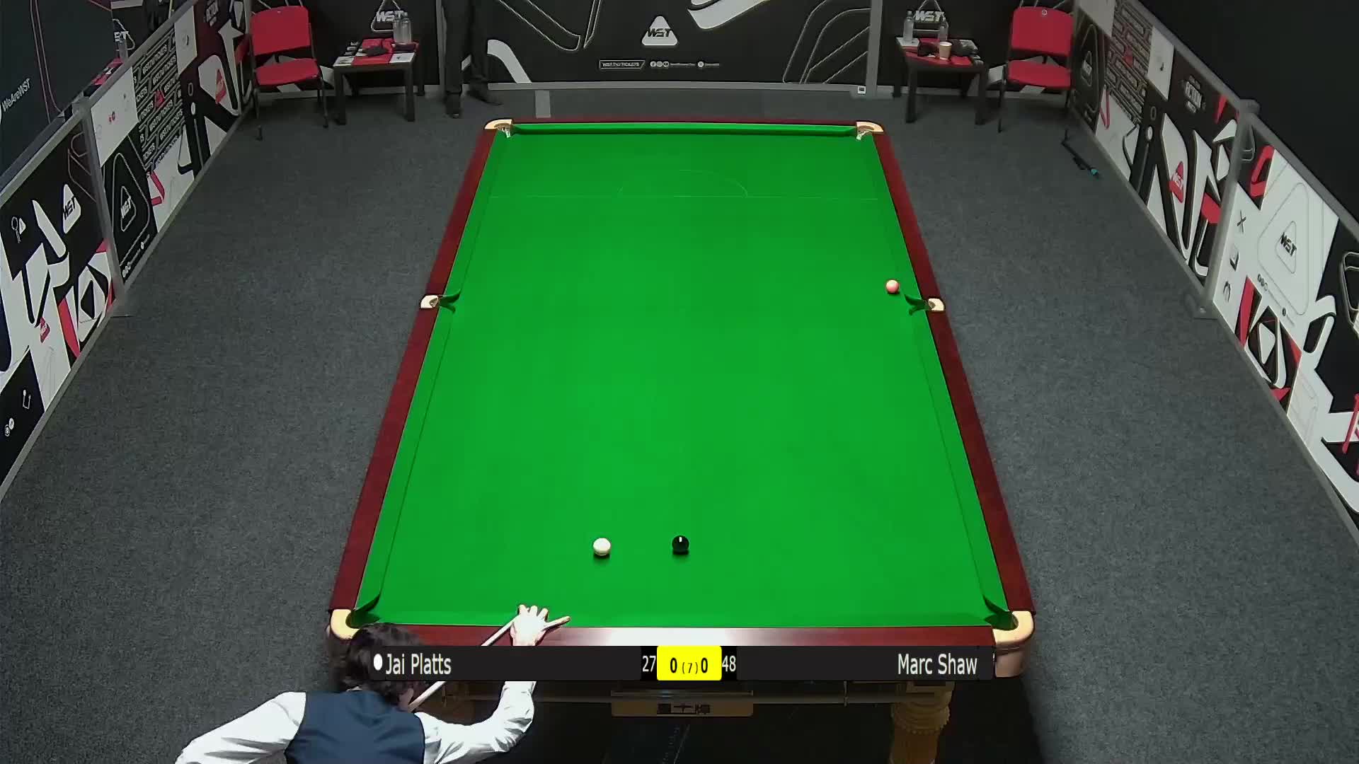 马克·肖VS杰·普氏 2025斯诺克欧洲Q School清流