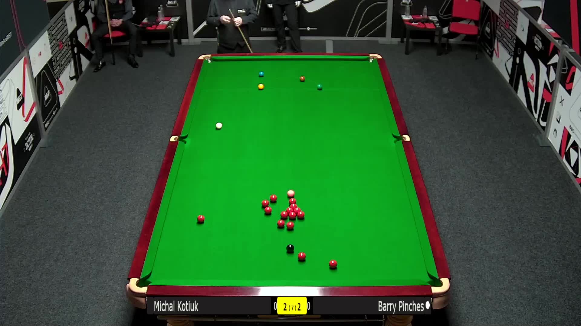 巴里·平奇斯vs米哈尔·科蒂乌克 2025斯诺克欧洲Q School清流