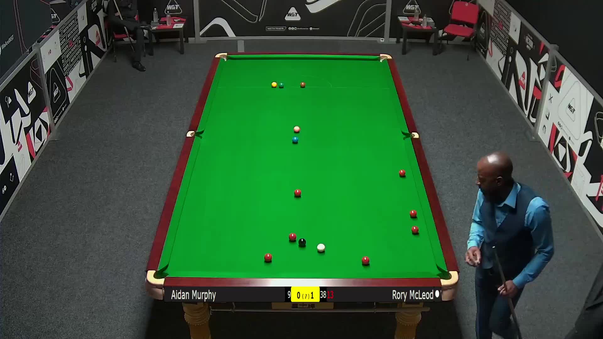 罗里·麦克劳德vs艾丹·墨菲 2025斯诺克欧洲Q School清流