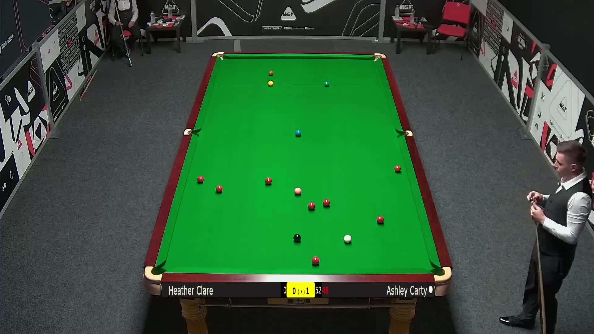 阿什利·卡蒂  VS  希瑟·克莱尔 2025斯诺克欧洲Q School清流