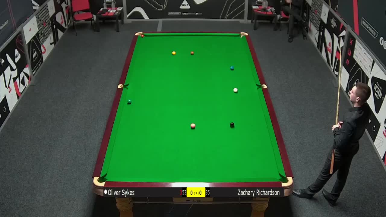 扎克·理查森  VS  奥利弗·赛克斯 2025斯诺克欧洲Q School清流