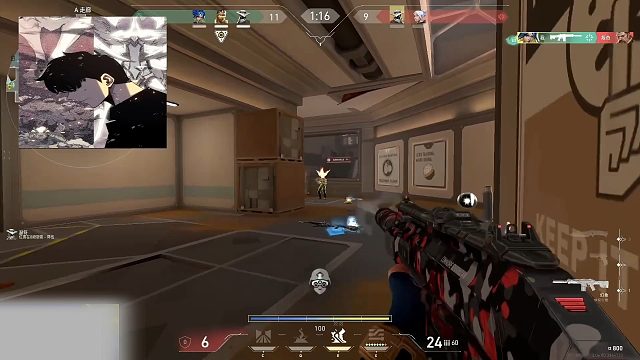 Aspas再秀顶级瞄准丝血三杀，晒出联名键盘真的帅完了