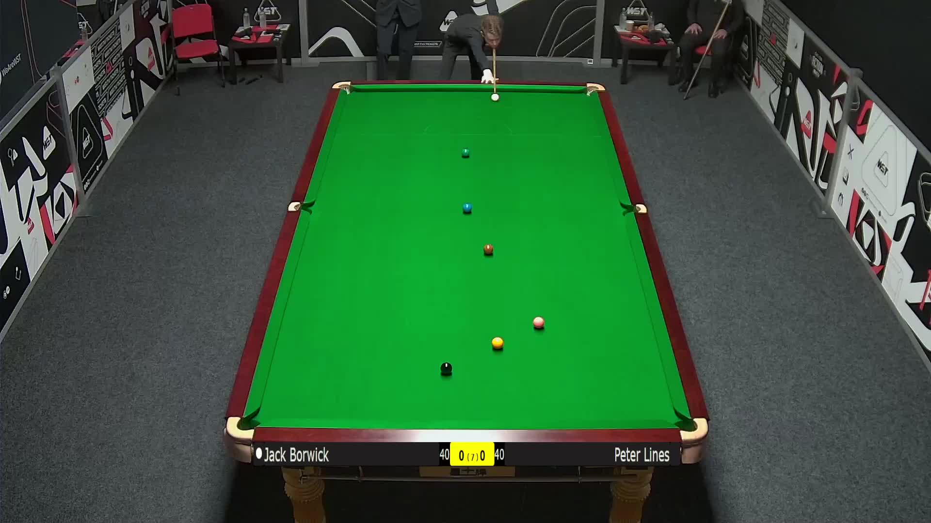 彼得·莱恩斯  VS  杰克·博维克  2025斯诺克欧洲Q School清流
