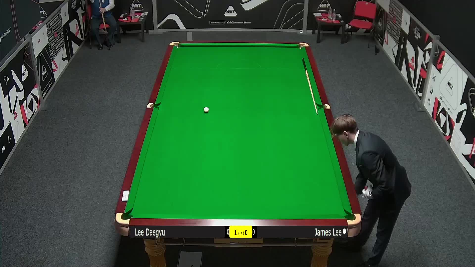詹姆斯·李  VS  李大奎  2025斯诺克欧洲Q School清流